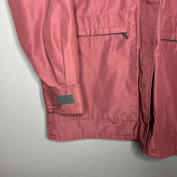Eddie Bauer Vintage Goretex Dusty Pink Mauve Hooded Jacket Size Small - Picture 6 of 14